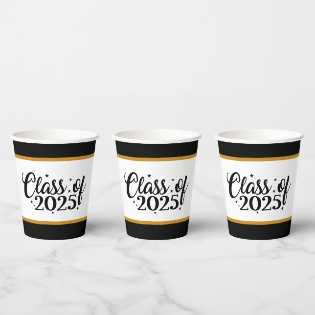 Graduating Class Of 2025 Paper Cups (Multi)