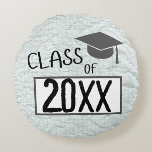 Graduating Class of 2025 Round Pillow