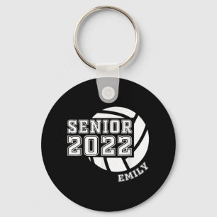 Graduating Class of Senior Volleyball Team Player Keychain