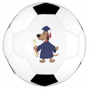 Graduating dog clipart soccer ball
