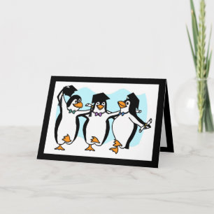Graduating Penguins Card