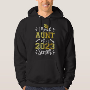 Graduating Proud Aunt Of 2023 Senior Family Gradu Hoodie