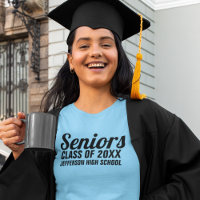 Graduating Senior Class of 20XX Colourful Custom