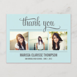 Graduating Year Graduation Thank You Card