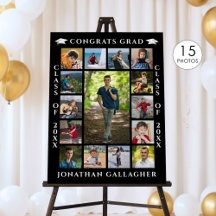 Graduation 15 Photo Collage Congrats Grad