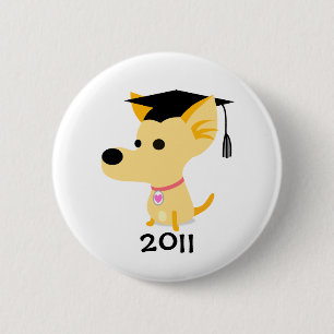Graduation 2011 Dog 2 Inch Round Button