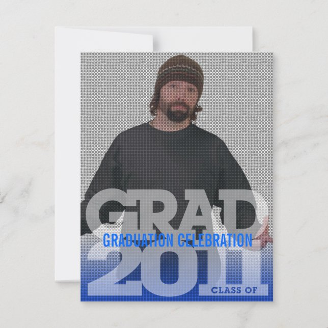 Graduation 2011 Party Invitation Add Full Photo 4 (Front)