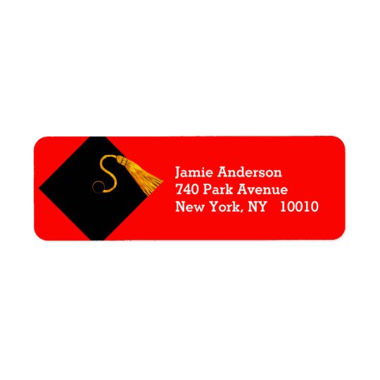 Graduation 2017 return address label