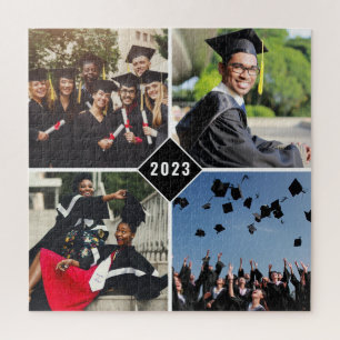 Graduation 2020 Photo Collage Keepsake Memory Jigsaw Puzzle