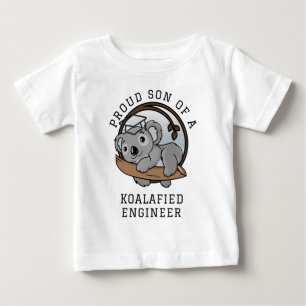 Graduation 2023 Engineer Grad Custom Koala Bear Baby T-Shirt