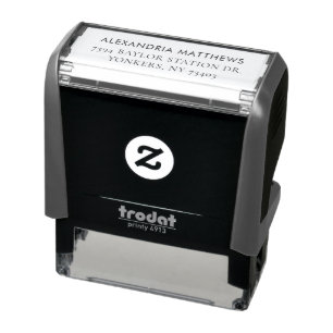 Graduation 2024 Custom Simple Return Address Self-inking Stamp
