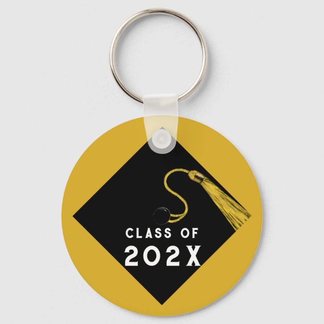 Graduation 2024 Memento Keepsake Gift Keychain (Front)