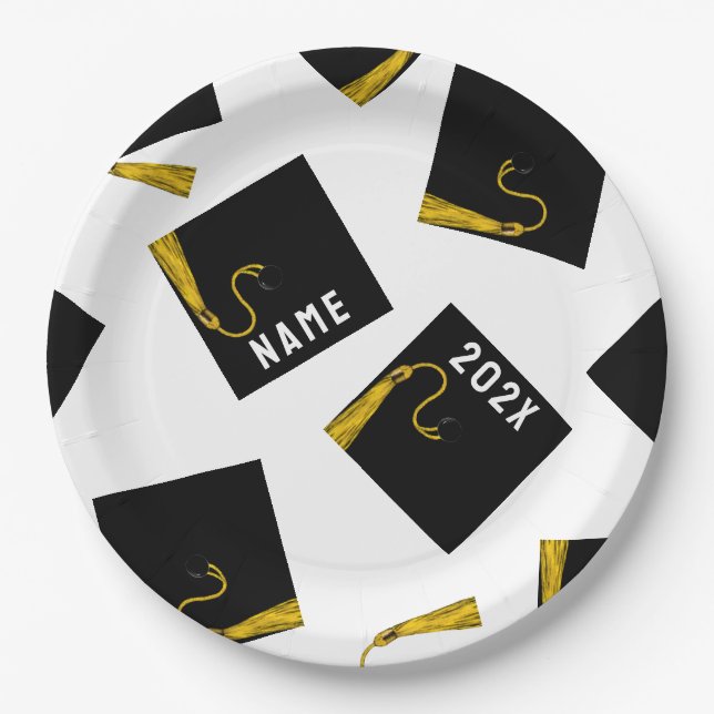 Graduation 2024 Party Paper Plates (Front)