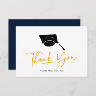 Graduation 2024 Script Grad Thank You Card