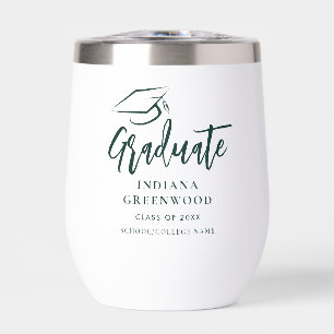 Graduation 2024 Script Green Personalized Grad
