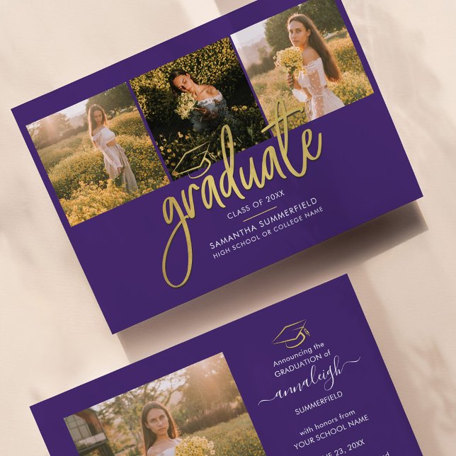 Graduation 2025 3 Photos Script Grad Announcement (Creator Uploaded)