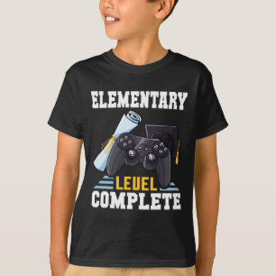 Graduation 2025 Elementary Level Complete Retro Ga T-Shirt