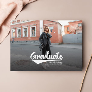 Graduation 2025 Faire-part photo moderne