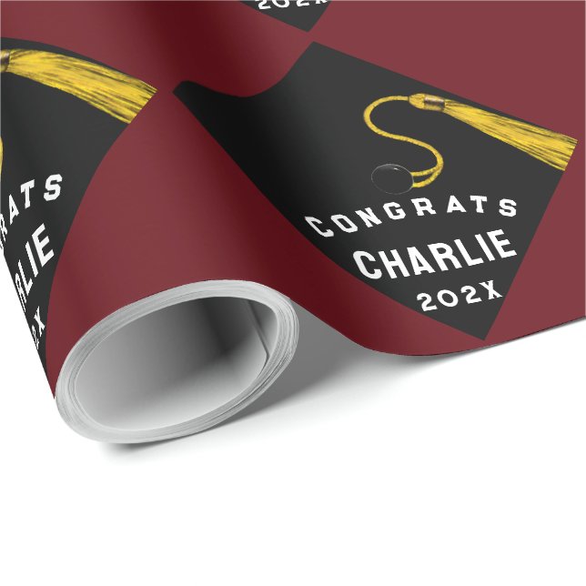 Graduation 2025 Gift Wrapping Paper (Roll Corner)