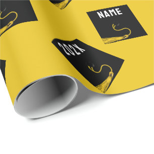 Graduation 2025 Gold Gift Wrapping Paper