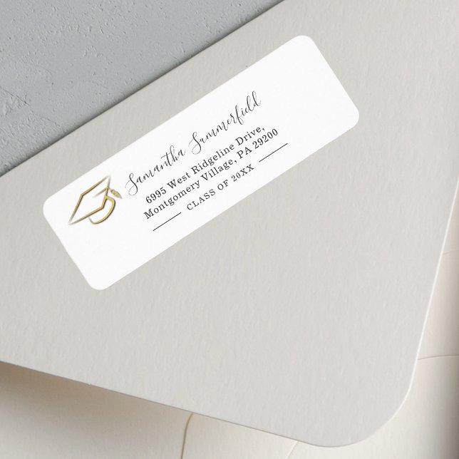 Graduation 2025 Graduate Return Adresse (Graduation 2025 Graduate Return Address Label)