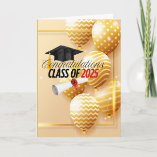 Graduation 2025 (John 15:16) White/Black/Gold Card