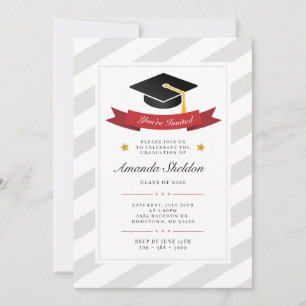 Graduation 2025 Modern Grad Party Invitation