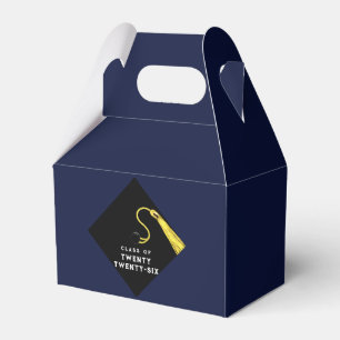 Graduation 2025 Navy Blue Favor Box