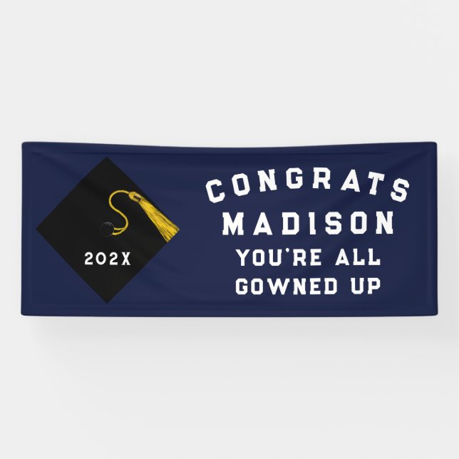Graduation 2025 Party Banner (Horizontal)