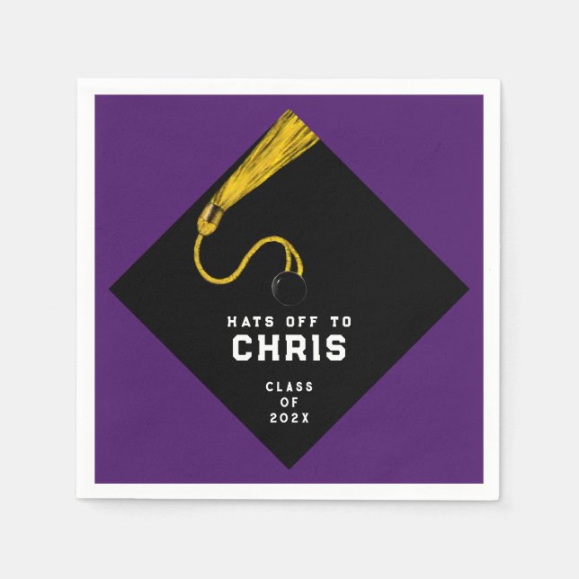 Graduation 2025 Party Napkin (Front)