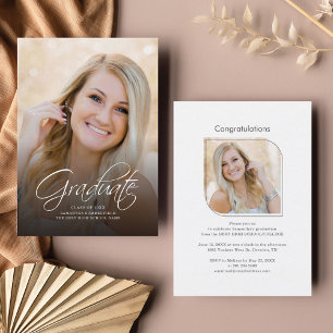 Graduation 2025 Photo Grad Party Invitation