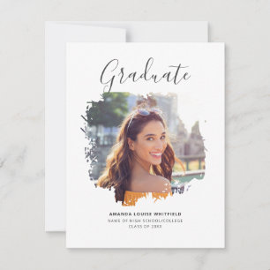 Graduation 2025 Photo Grad Party Invitation