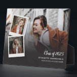 Graduation 2025 Photo Script Modern Keepsake Plaque<br><div class="desc">Class of 2025 Grad Party Photo Script Graduation plaque. Add your photos to this modern minimalist photo graduation keepsake plaque to create a one of a kind grad gift for your new graduate</div>