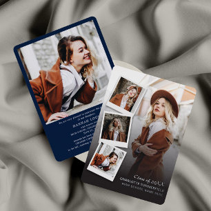 Graduation 2025 Photos Silver Foil Announcement