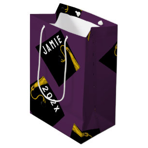 Graduation 2025 Purple Medium Gift Bag
