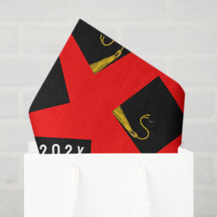 Graduation 2025 Red Tissue Paper