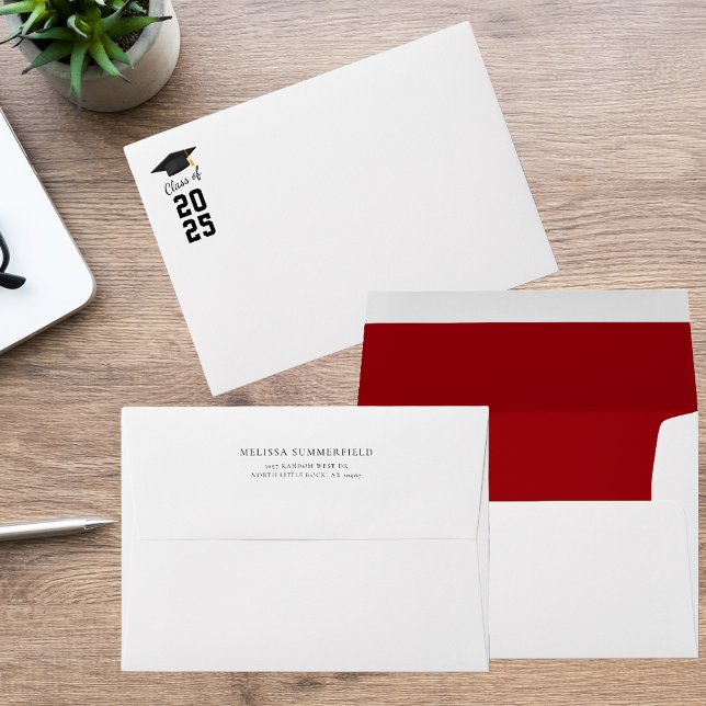 Graduation 2025 Return Addressed Custom Envelope (Graduation 2025 Return Addressed Custom Envelope)