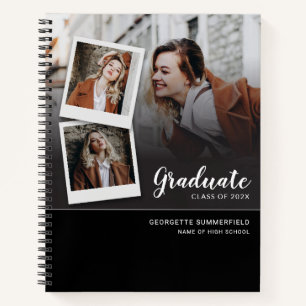 Graduation 2025 Script Grad Party Photo Guest Notebook