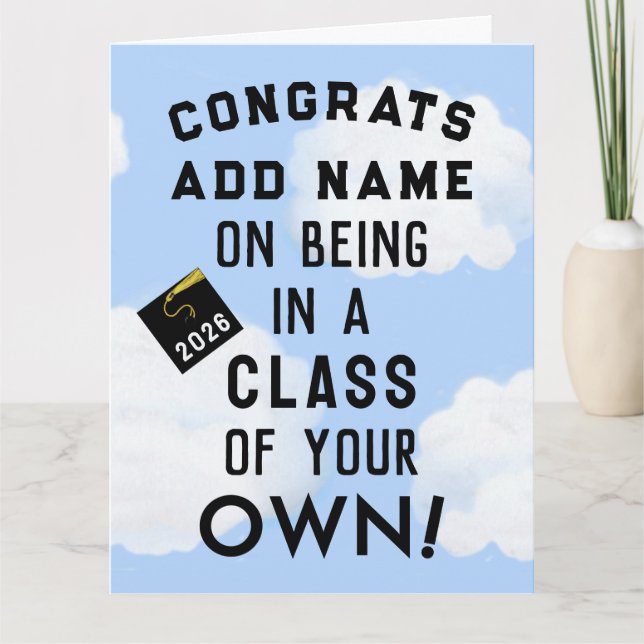 Graduation 2026 card (Front)