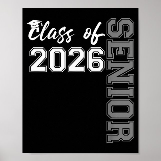 Graduation 2026 class of 2026 funny 2026 poster (Front)