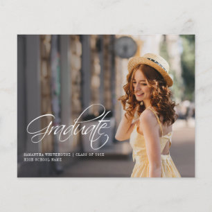 Graduation 2026 Elegant Photo Announcement