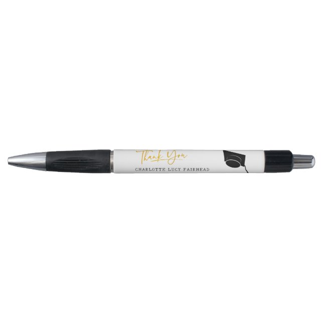Graduation 2026 Elegant Script Thank You Pen (Front)