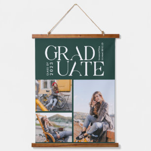 Graduation 2026 Grad Photo Collage Keepsake Hanging Tapestry