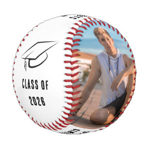 Graduation 2026 Grad Photos Custom Baseball