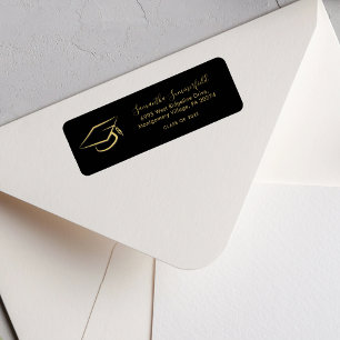 Graduation 2026 Graduate Cap Custom Return Address