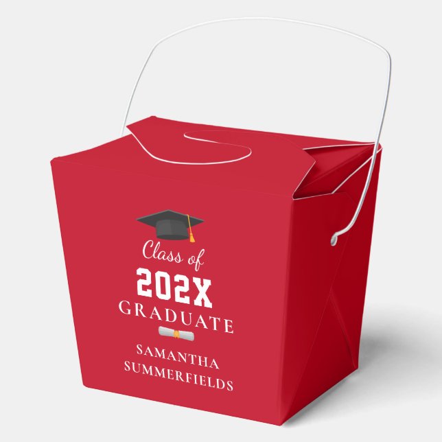 Graduation 2026 High School Grad Custom Favor Box (Front)