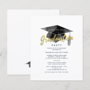 Graduation 2026 Minimalist Grad Party Invitation