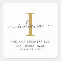 Graduation 2026 Monogram Script Grad