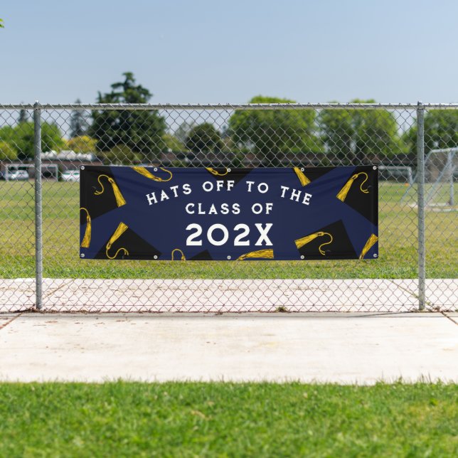 Graduation 2026 Navy Blue Banner (Insitu)