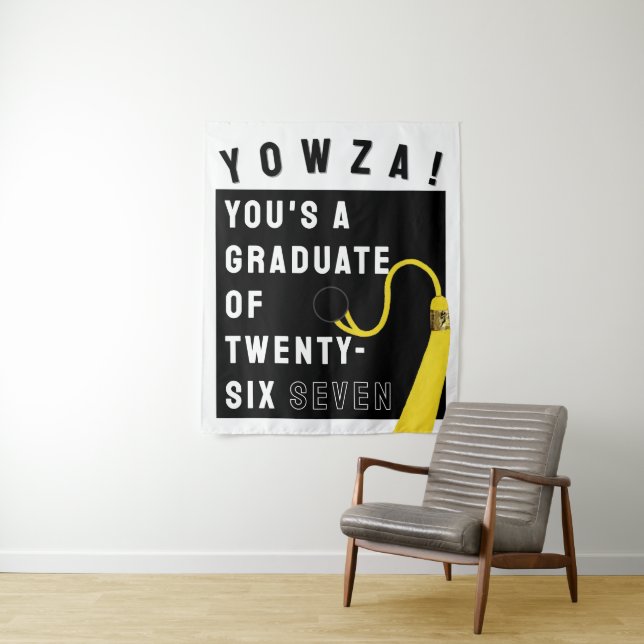 Graduation 2026 Photo Backdrop Tapestry (In Situ)